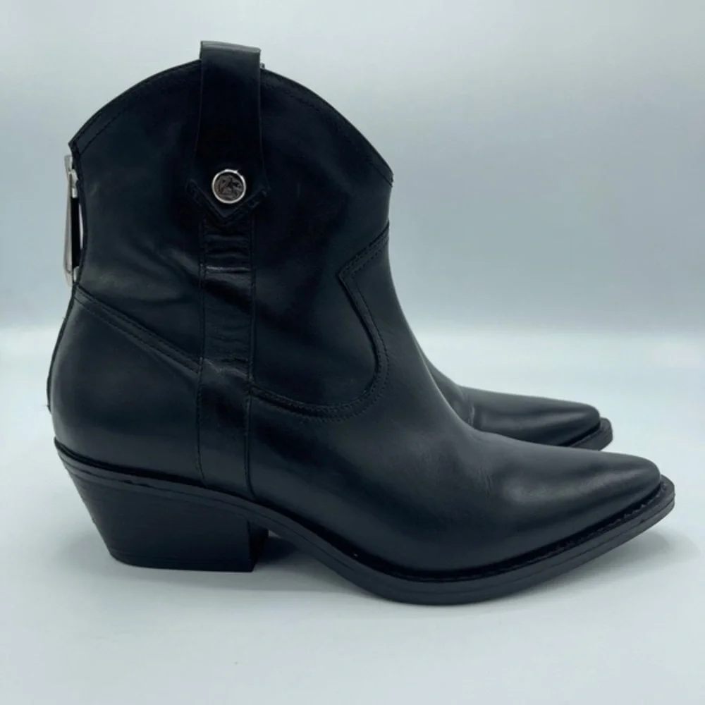 Anna Cori Vitello Negru Booties 9